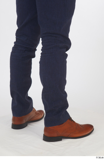 Neeo blue trousers brown oxford shoes calf dressed 0006.jpg